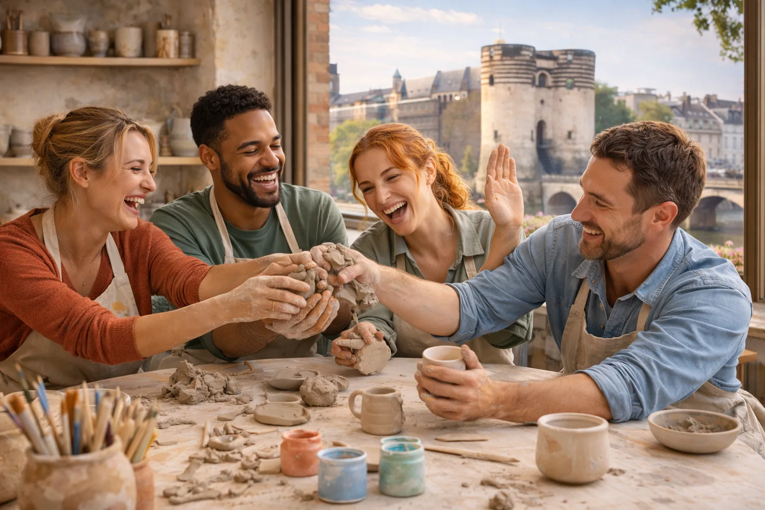 Atelier de poterie à Angers