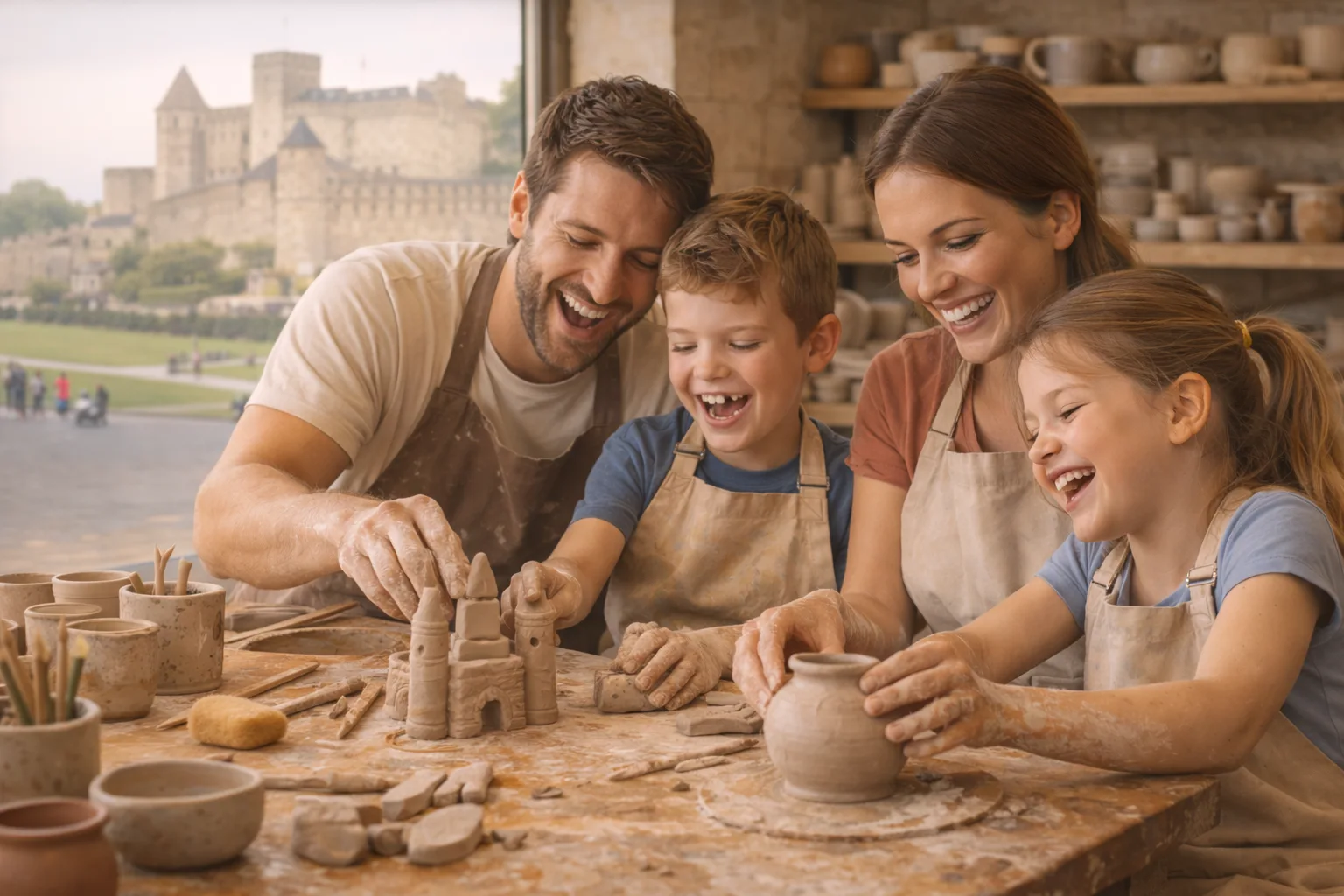 Atelier de poterie à Caen